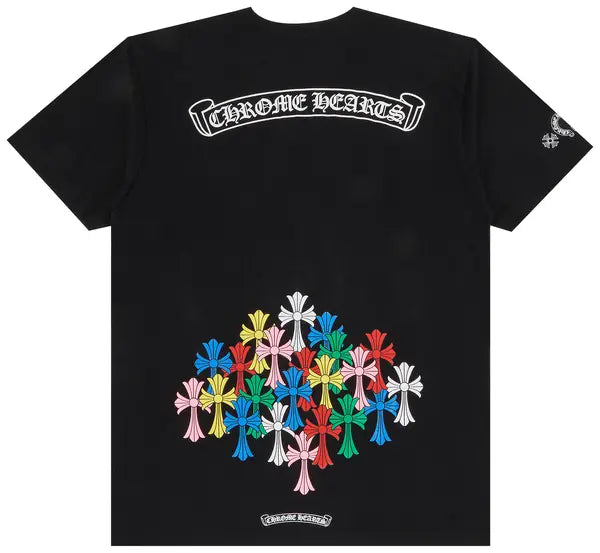 Chrome Hearts Multi-Color Cemetery Cross Pocket T-Shirt (Replica / High-Grade)