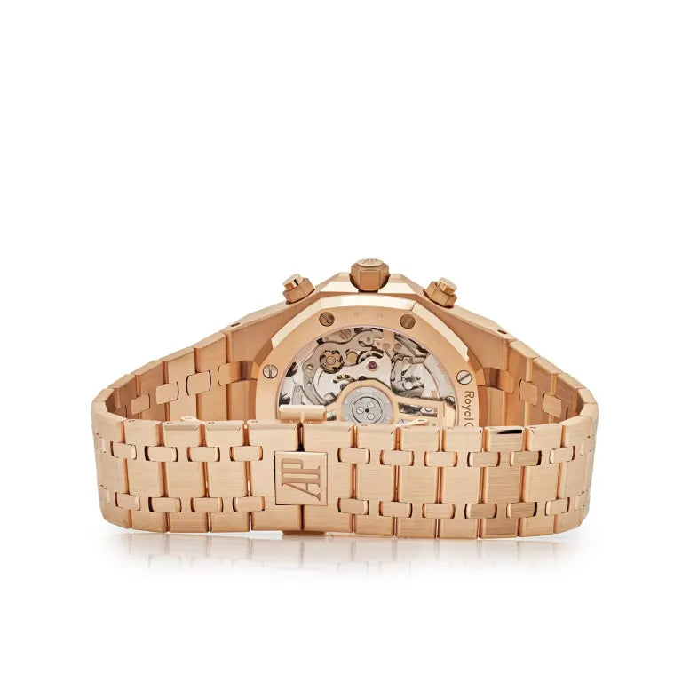 Royal Oak Chronograph Rose Gold Blue Dial 41mm