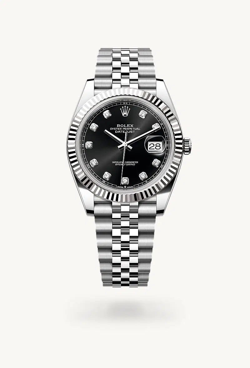 Rolex Datejust 41 Black Diamond Dial