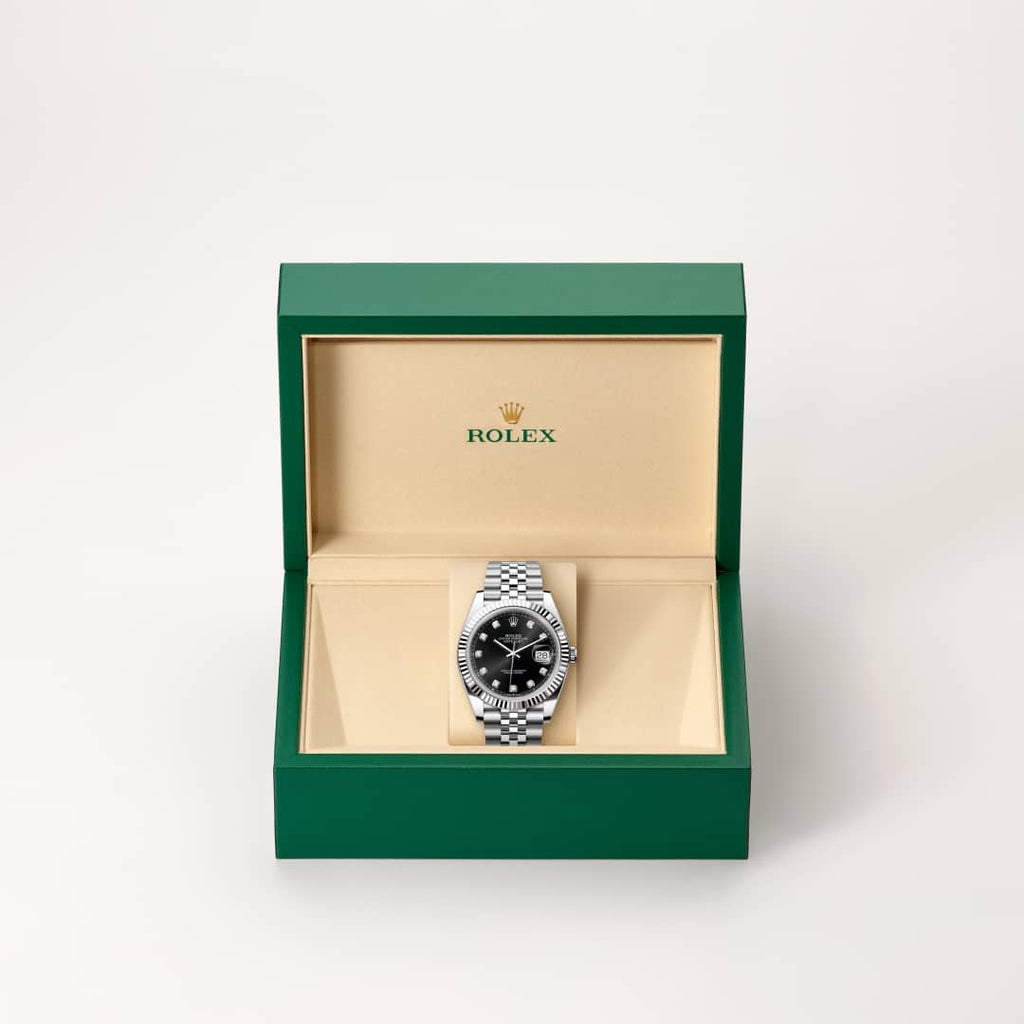 Rolex Datejust 41 Black Diamond Dial