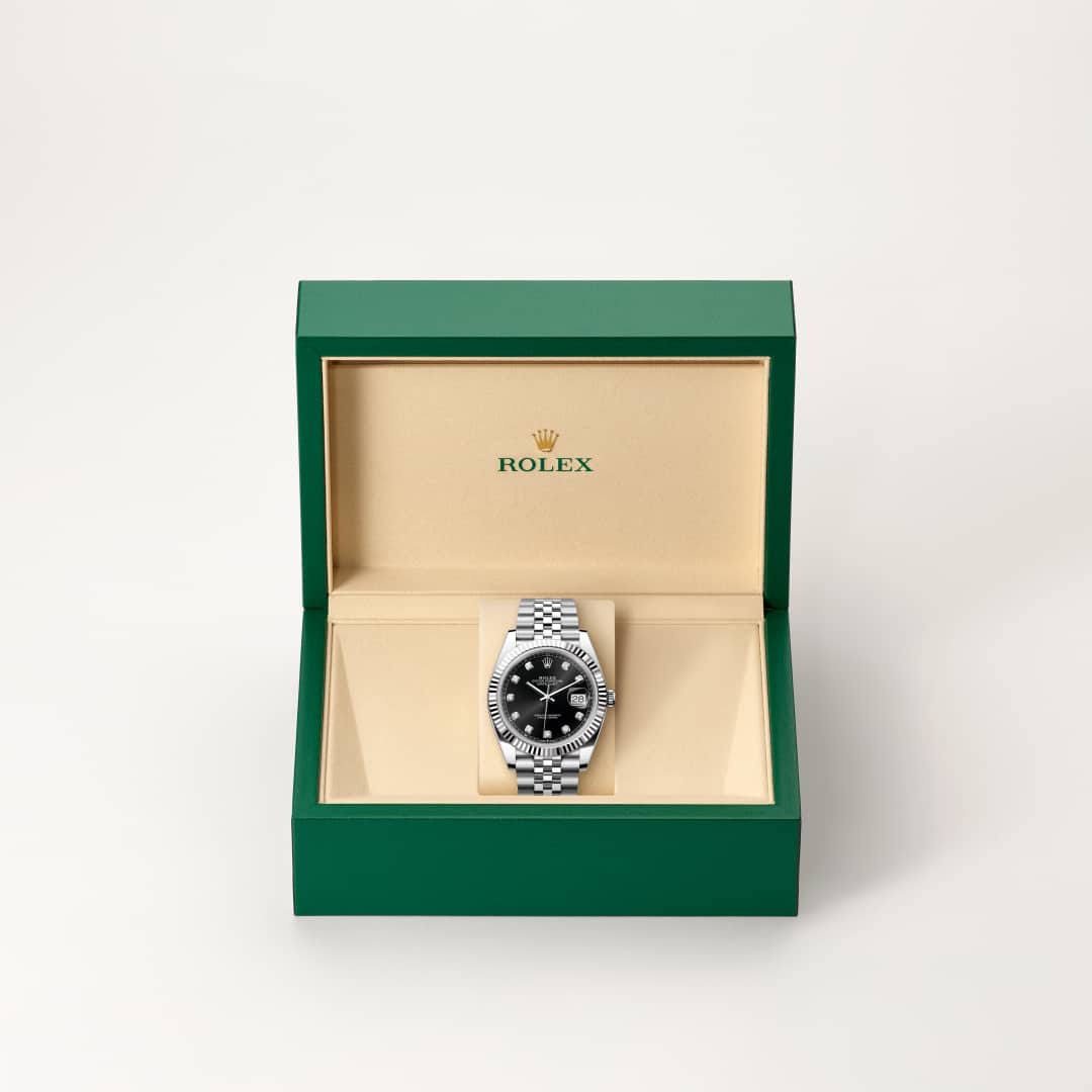 Rolex Datejust 41 Black Diamond Dial