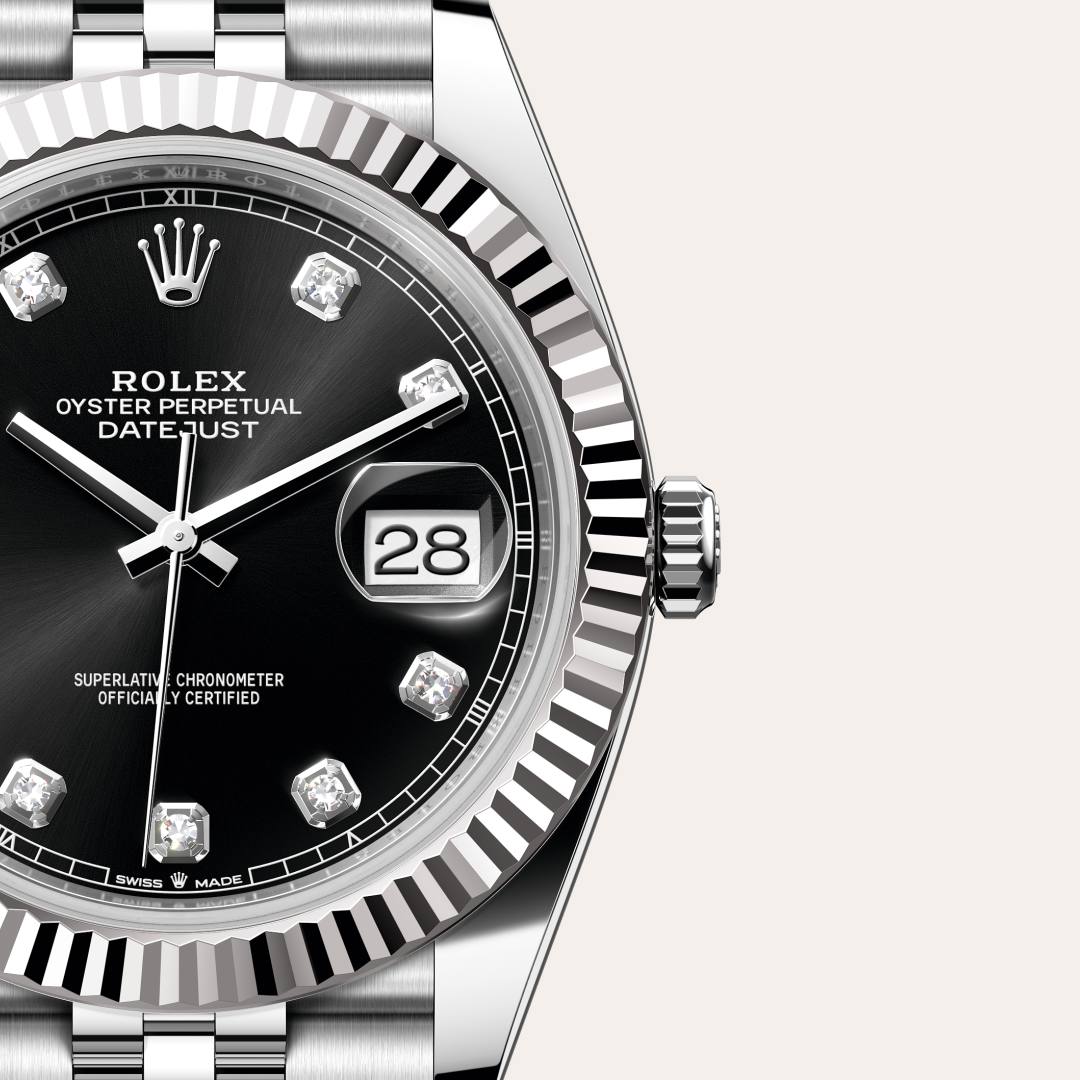 Rolex Datejust 41 Black Diamond Dial